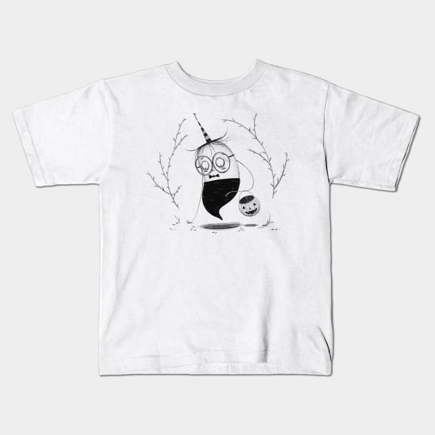The Sad Ghost Kids T-Shirt by Gummy Illustrations